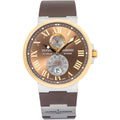 Ulysse Nardin Maxi Marine 265-67 SS Brown Sunburst Dial Auto Men's Watch 43mm