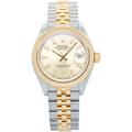 Rolex Datejust 279173 2018 Card 18k YG Two Tone Jubilee Champagne Dial Auto 28mm