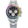 Rolex Cosmograph Daytona 116520 SS Rainbow Aftermarket Setting Men's watch 40mm
