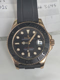 Rolex Yacht-Master 268655 Automatic 18k Rose Gold Black Dial Unisex Watch 37mm