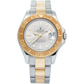 Rolex Yacht-Master 68623 Midsize 18k YG Two Tone Oyster Silver Dial Auto 35mm