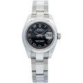 Rolex Datejust 179160 Stainless Steel Oyster Black Dial Auto Women's Watch 26mm