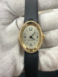Bvlgari Ovale OV27G 18k Yellow Gold Off-White Dial Quartz Women's Watch 20mm
