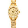 Rolex Datejust 69178 President 18k YG Aftermarket Diamond Dial Auto Lady 26mm