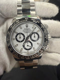 Rolex Daytona 116500LN Panda 2022 Automatic SS White Dial Men's Watch 40mm