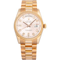 Rolex Day-Date 118235 18k Rose Gold President Diamond Dial Auto Watch 36mm