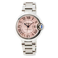 Cartier Ballon Bleu 3489 W6920100 Auto Pink Dial 2017 Papers Women's Watch 33MM