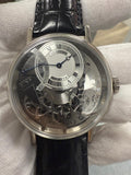 Breguet Tradition 7097BB 18k White Gold Silver Arabic Dial Auto Men's Watch 40mm
