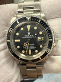 Rolex Submariner 1680 Vintage Stainless Service Case Patina Black Dial Auto 40mm