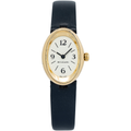 Bvlgari Ovale OV27G Baignoire 18k Yellow White Dial Quartz Women's Watch 20mm