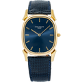 Patek Philippe Golden Ellipse 3738/119 w/Paper 18k YG Blue Dial Auto Men's 31mm