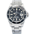 Rolex Submariner 1680 Vintage Stainless Service Case Patina Black Dial Auto 40mm