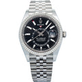 Rolex Sky-Dweller 336934 MINT 2025 Card SS Jubilee Black Index Dial Auto 42mm