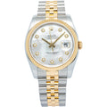 Rolex DateJust 116233NG 18k YG Two Tone Jubilee Factory Diamond MOP Dial 36mm