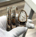 Bvlgari Serpenti Tubogas SP35SPG 2014 Booklets 18k RG Two Tone Quartz Watch 23mm
