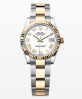 Rolex Datejust 278273 18k YG Two Tone Auto Oyster White Dial Ladies Watch 31mm