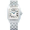 Cartier Santos Demoiselle 2701 W25065Z5 SS White Dial Quartz Women's Watch 26mm