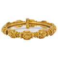 22K Yellow Gold Vintage Ladie's Bangel 39.1 Grams 7 Inches
