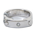 Hermes 18k White Gold Size-4 Ring 6.8g
