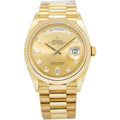 Rolex Day-Date 128238 President 18k YG Factory Diamond Dial Auto Watch 36mm