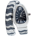 Bvlgari Serpenti 102129 2017 Complete Stainless Steel Black Ceramic Quartz 35mm
