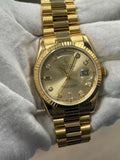 Rolex Day-Date 118238 Auto 18k YG Jubilee Diamond Dial with Papers Men's 36mm
