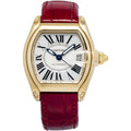 Cartier Roadster 2524 W62005V1 2007 Complete 18k Yellow Gold Auto Watch 37mm