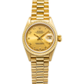 Rolex DateJust 69178 18k Yellow Gold Champagne Dial Automatic Lady Watch 26mm