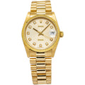 Rolex Datejust 68278 18k YG Automatic Diamond Computer Dial Women's Watch 31mm