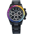 Rolex Cosmograph Daytona 116520 PVD Rainbow Auto Oyster Black Dial Watch 40mm