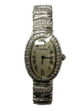 Cartier Baignoire W1516856 18k White Gold Diamond Cream Dial Women's 23x30mm