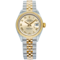 Rolex Datejust 279173 18k Jubilee Two Tone Champagne Dial Women's Watch 28mm