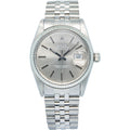 Rolex Datejust 16014 Jubilee SS 18k Bezel Grey Dial Auto Men's Watch 36mm