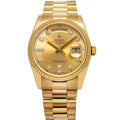 Rolex Day-Date 118238A 18k Yellow Gold Automatic Gold Dial Men's 36mm