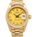 Rolex Datejust 69178 President 18k YG Champagne Dial Women Watch 26mm