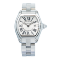 Cartier Roadster W62016V3 Stainless Steel Silver Dial Quartz Ladies Watch 30mm