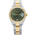 Rolex Datejust 278273 2019 Card Oyster 18k YG Two Tone Green Dial Auto Lady 31mm