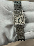 Cartier Santos Demoiselle W25064Z5 SS White Dial Quartz Women's Watch 20mm