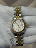 Rolex Datejust 179173 18k YG Two Tone Jubilee Silver Dial Auto Women Watch 26mm