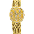 Audemars Piguet Cobra 18k Rare Factory Diamond Champagne Dial Watch 29mm