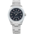 Rolex Oyster Perpetual 177200 2016 Card Black/Pink Index Dial Auto Women's 31mm