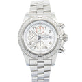 Breitling Chronometre 2476836 2008 Paper SS White Dial Auto Men's Watch 44mm
