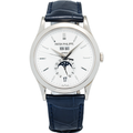 Patek Philippe Annual Cal 5396G-011 Paper 2022 18k WG Silver Dial Auto Men 38mm