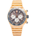 Breitling Super Chronomat RB0136 Complete 18k RG Black Dial Auto Men Watch 44mm