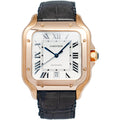Cartier Santos WGSA0011 18K Rose Gold White Dial Auto Men Watch 40mm