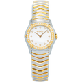Ebel Classic Wave 18K TwoTone Mother of Pearl Diamond Bezel & Dial Quartz 25mm