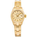 Rolex Datejust 69178 Oyster 18k YG Champagne Dial Auto Women's Watch 26mm