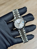 Rolex Date Just 278274 Box Steel Auto Silver Woman's 31 mm Watch
