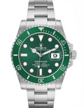 Rolex Submariner 116610V 2013 Complete SS Green Dial Auto Men's Watch 41mm