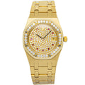 Audemars Piguet Royal Oak 18k YG Champagne Diamond Dial Auto Women's Watch 31mm